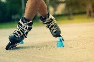 Piste de rollers
